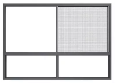 SLIM FRAME ALUMINUM  SLIDING WINDOW