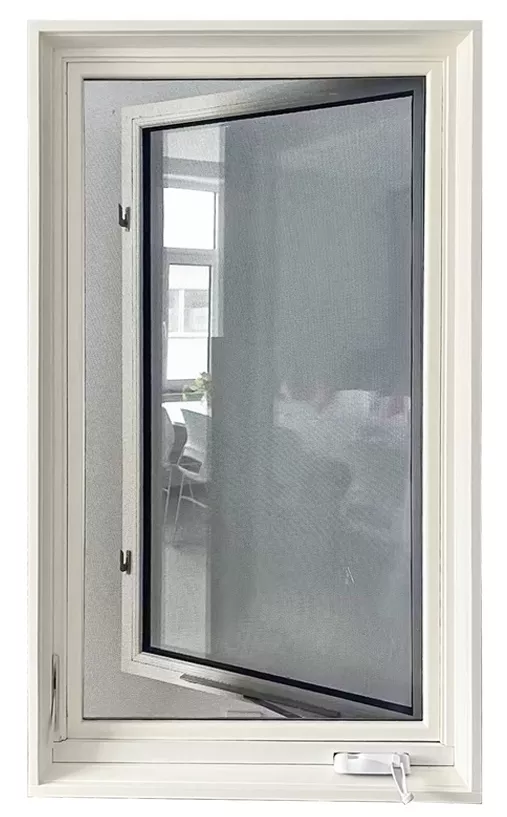 Alu-woodcrank casement window
